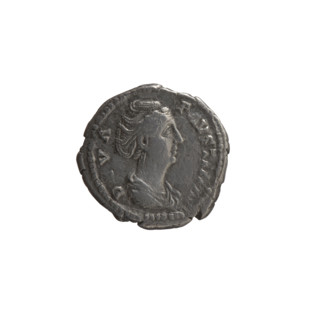Denarius, posthumous issue for Faustina the Elder (98–141; Roman empress 138–141), issuer Antoninus