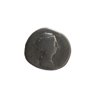 Denarius, posthumous issue of Faustina the Elder (98–141; Roman empress 138–141); issuer Antoninus