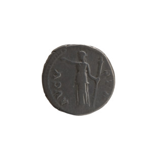 Denarius, posthumous issue for Faustina the Elder (98–141; Roman empress 138–141), struck under