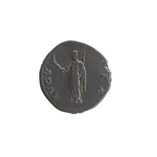 Denarius, posthumous issue for Faustina the Elder (98–141; Roman empress 138–141), during reign of