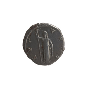Denarius, posthumous issue of Faustina the Elder (98–141; Roman empress 138–141); issuer Antoninus