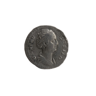 Denarius, posthumous issue of Faustina the Elder (98–141; Roman empress 138–141); issuer Antoninus