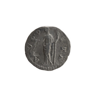 Denarius, posthumous issues for Faustina the Elder (98–141; Roman empress 138–141), struck under