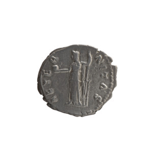 Denarius, posthumous issue for Faustina the Elder (98–141; Roman empress 138–141); issuer Antoninus
