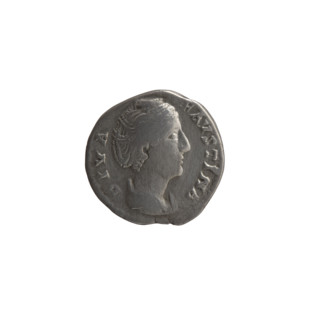 Denarius, posthumous issue for Faustina the Elder (98–141; Roman empress 138–141); issuer: