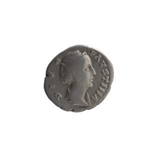 Denarius, posthumous issue for Faustina the Elder (98–141, Roman empress 138–141); issuer: