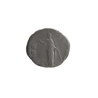 Denarius, posthumous issue for Faustina the Elder (98–141; Roman empress 138–141), depicting