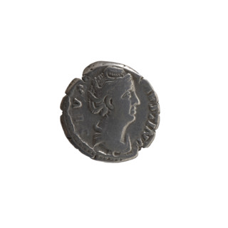 Denarius, posthumous issue for Faustina the Elder (98–141; Roman empress 138–141), issuer Antoninus
