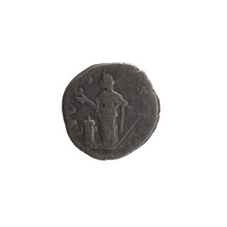 Denarius, posthumous issue of Faustina the Elder (98–141; Roman empress 138–141); issuer: Antoninus