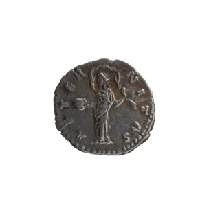 Denarius, posthumous bust of Faustina the Elder (98–141; Roman empress 138–141) facing right in