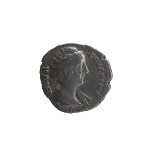 Denarius, posthumous issue for Faustina the Elder (98–141; Roman empress 138–141), struck under