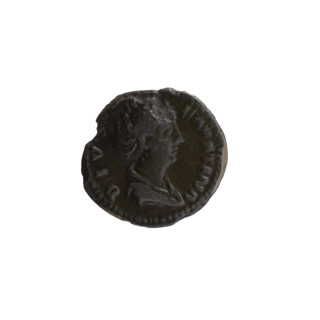 Denarius, posthumous issue for Faustina the Elder (98–141; Roman empress 138–141); issuer Antoninus