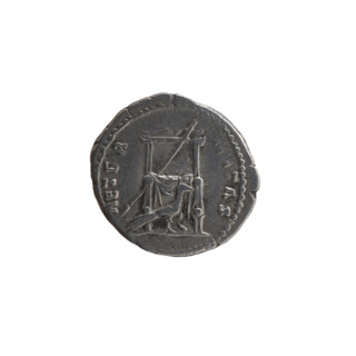 Denarius, posthumous issue for Faustina the Elder (98–141; Roman empress 138–141). Obverse: Bust of