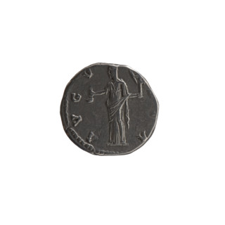 Denarius, posthumous Faustina the Elder (98–141; Roman empress 138–141); issuer: Antoninus Pius
