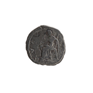Denarius, posthumous issue for Faustina the Elder (98–141; Roman empress 138–141), struck under