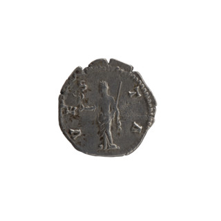 Denarius, posthumous issue for Faustina the Elder (98–141; Roman empress 138–141), struck under