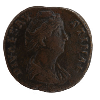 Sestertius, posthumous issue for Faustina the Elder (98–141; Roman empress 138–141), issued under