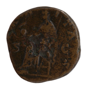 Sestertius, posthumous issue for Faustina the Elder (98–141; Roman empress 138–141); issuer: