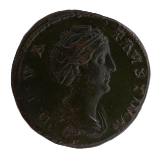 Sestertius, Faustina the Elder (98–141; Roman empress 138–141) (posthumously), issuer Antoninus