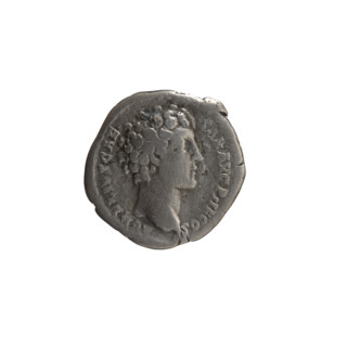 Denarius, Marcus Aurelius (121–180; Roman emperor 161–180), issued under Antoninus Pius (86–161;