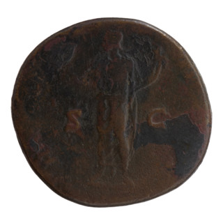 Sestertius, Antoninus Pius (86–161; Roman emperor 138–161), issuer Marcus Aurelius (121–180; Roman