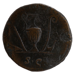 sestertius, Marcus Aurelius (121–180; Roman emperor 161–180), (caesar 139–161), Antoninus Pius