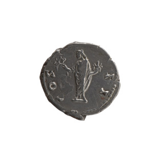Denarius; obverse: head of young Marcus Aurelius without a cap to the right, inscription 'AVRELIVS