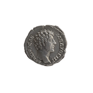 Denarius, Marcus Aurelius (121–180; Roman emperor 161–180), caesar 139–161; issuer: Antoninus Pius
