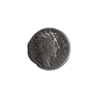 Denarius, Marcus Aurelius (121–180, Roman emperor 161–180; caesar 139–161); issuer: Antoninus Pius
