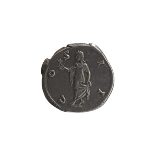 Denarius, Marcus Aurelius (121–180; Roman emperor 161–180), issued under Antoninus Pius (86–161;
