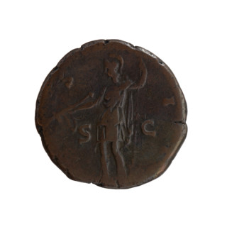 as/dupondius, Marcus Aurelius (121–180; Roman emperor 161–180), (caesar 139–161), Antoninus Pius