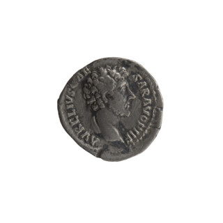 Denarius, Marcus Aurelius (121–180; Roman emperor 161–180), caesar 139–161; issuer: Antoninus Pius