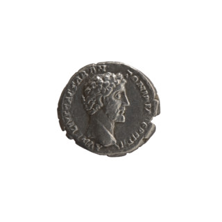 Denarius, Marcus Aurelius (121–180; Roman emperor 161–180), caesar 139–161; Antoninus Pius (86–161;