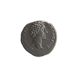 Denarius, Marcus Aurelius (121–180; Roman emperor 161–180), caesar 139–161; issuer: Antoninus Pius