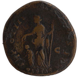 Sestertius, Antoninus Pius (86–161; Roman emperor 138–161), issuer; Marcus Aurelius (121–180; Roman