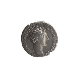 Denarius, Marcus Aurelius (121–180; Roman emperor 161–180), caesar 139–161; Antoninus Pius (86–161;