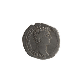 Denarius, Marcus Aurelius (121–180; Roman emperor 161–180), (caesar 139–161); issuer: Antoninus