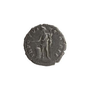 Denarius, Marcus Aurelius (121–180; Roman emperor 161–180), issued when Caesar 139–161; obverse: