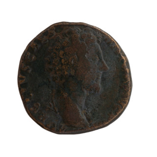 Sestertius, Marcus Aurelius (121–180; Roman emperor 161–180), caesar 139–161; issuer: Antoninus