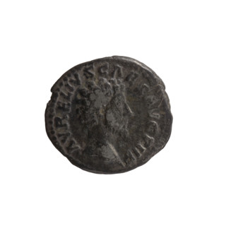 Denarius; Marcus Aurelius (121–180, Roman emperor 161–180; caesar 139–161) and Antoninus Pius