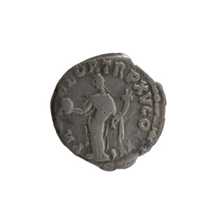 Denarius of Marcus Aurelius (121–180; Roman emperor 161–180), obverse: head of Marcus Aurelius