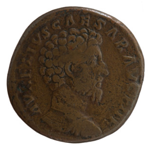 Sestertius, Marcus Aurelius (121–180; Roman emperor 161–180), (caesar 139–161); issuer: Antoninus