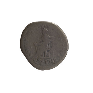 Denarius of Marcus Aurelius (121–180; Roman emperor 161–180), 161–162 CE. Obverse: head of Marcus