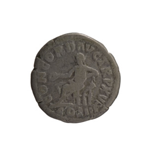 Denarius of Marcus Aurelius (121–180; Roman emperor 161–180), struck 161–162. Obverse: bareheaded