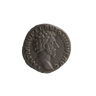 Denarius, Marcus Aurelius (121–180; Roman emperor 161–180), issuer: Marcus Aurelius. Obverse: head