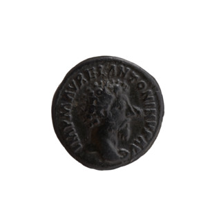 Denarius, Marcus Aurelius (121–180; Roman emperor 161–180), issuer: Marcus Aurelius; obverse: head
