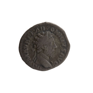 Denarius, Marcus Aurelius (121–180; Roman emperor 161–180), issuer: Marcus Aurelius; obverse: Head