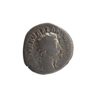 Denarius, Marcus Aurelius (121–180; Roman emperor 161–180), issuer Marcus Aurelius; obverse: head