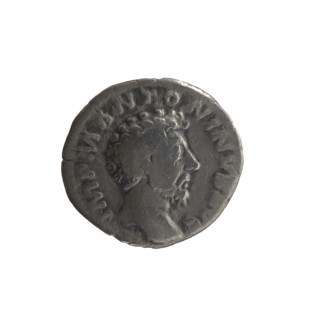 Denarius, Marcus Aurelius (121–180; Roman emperor 161–180), issuer: Marcus Aurelius. Obverse: Head