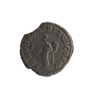 Denarius, Marcus Aurelius (121–180; Roman emperor 161–180), issuer. Obverse: Head of Marcus
